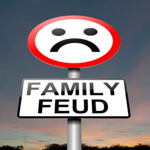 Family Feud sad streetsign